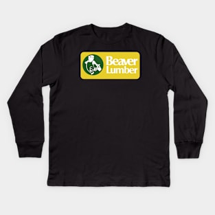 Beaver-Lumber-Canada Kids Long Sleeve T-Shirt